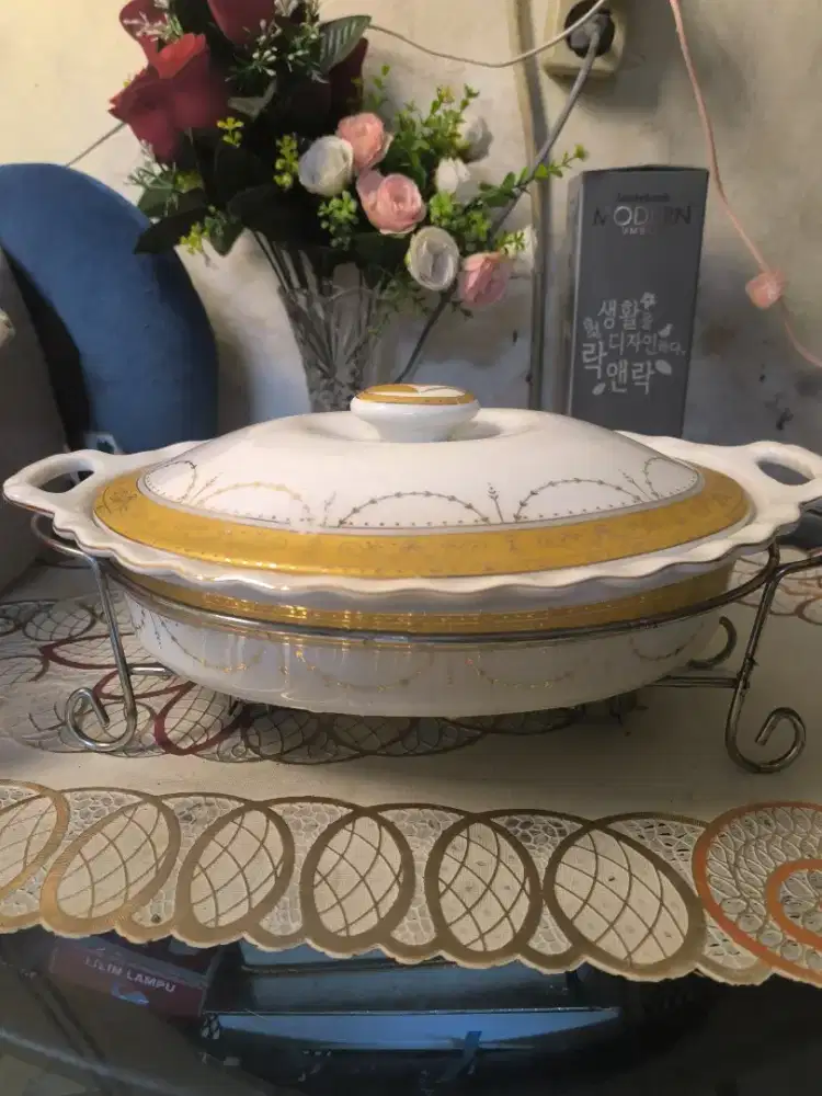 wadah saji oval vicenza marigold