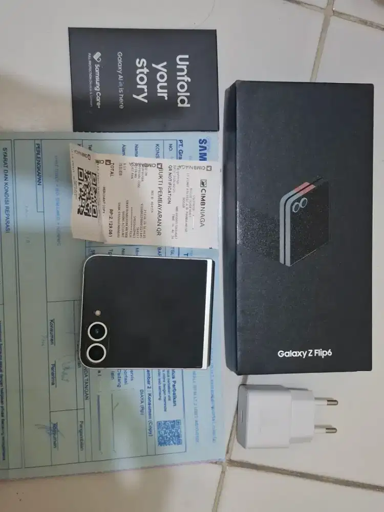 GARANSI ON Z FLIP 6 12/256 GB SEIN