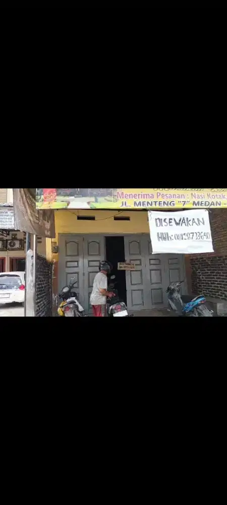 Ruko plus tanah kosong posisi seberang wisma Medan tenggara VII