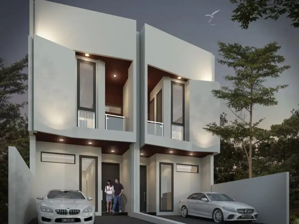 RUMAH BARU GRESS KLAMPIS SEMOLO BARAT MODEL MINIMALIS* _ROW JALAN 3 MOBIL_