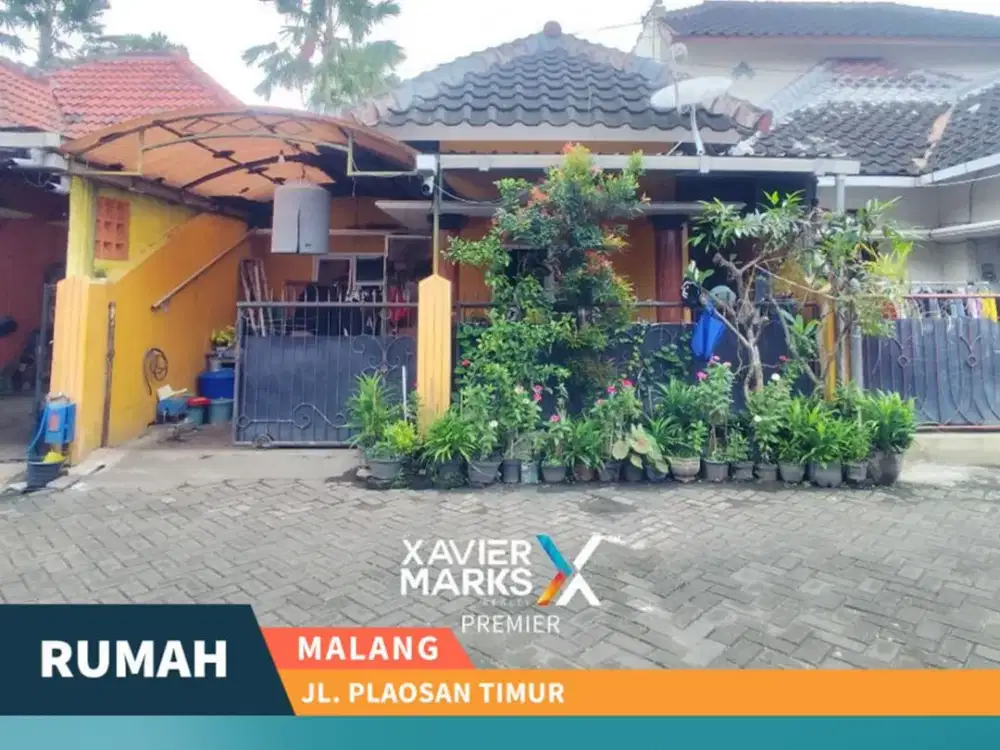 Dijual Rumah Strategis Bangunan Terawat di Plaosan Timur Malang