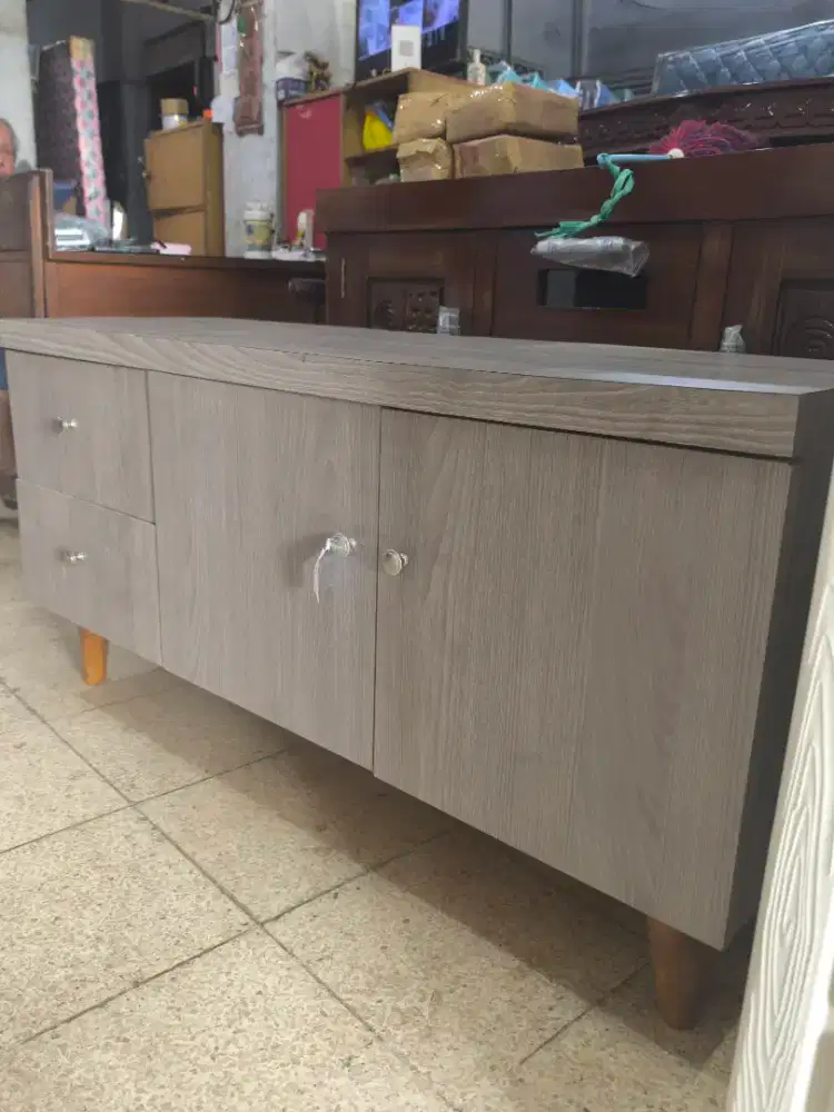 Buffet meja tv minimalis hpl 120 cm