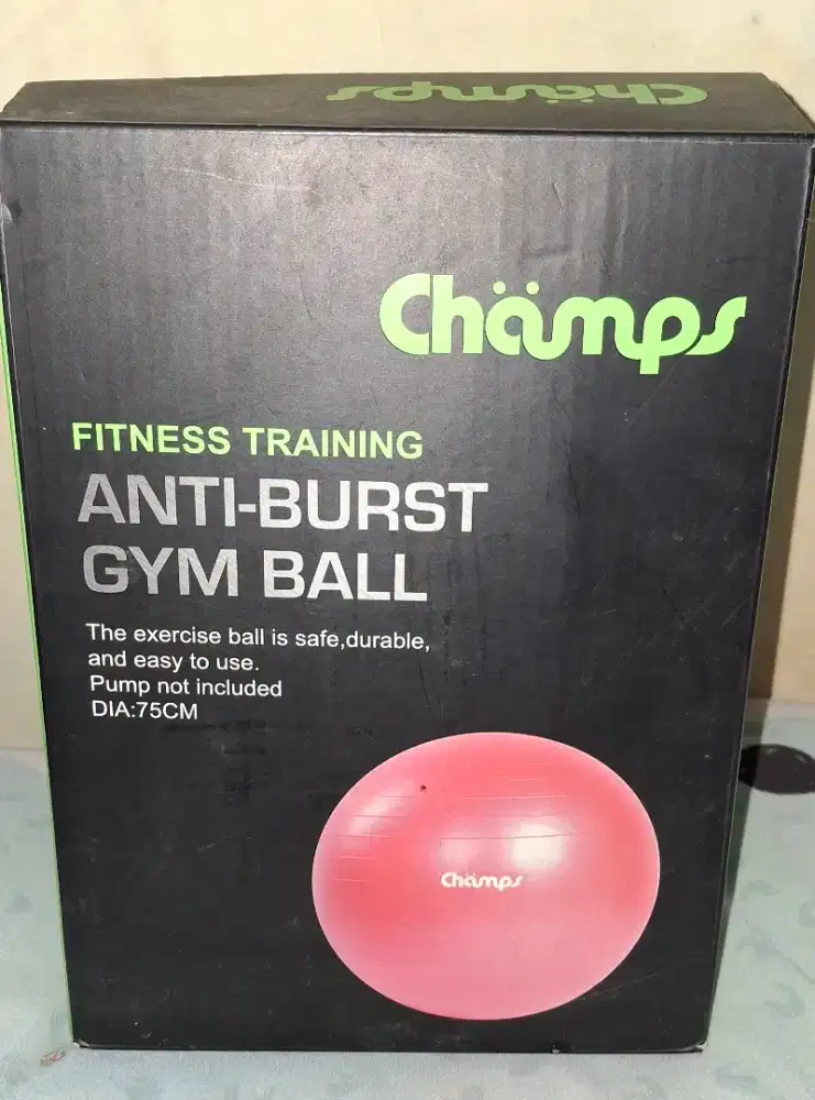 GYM BALL CHAMPS ORIGINAL D75CM