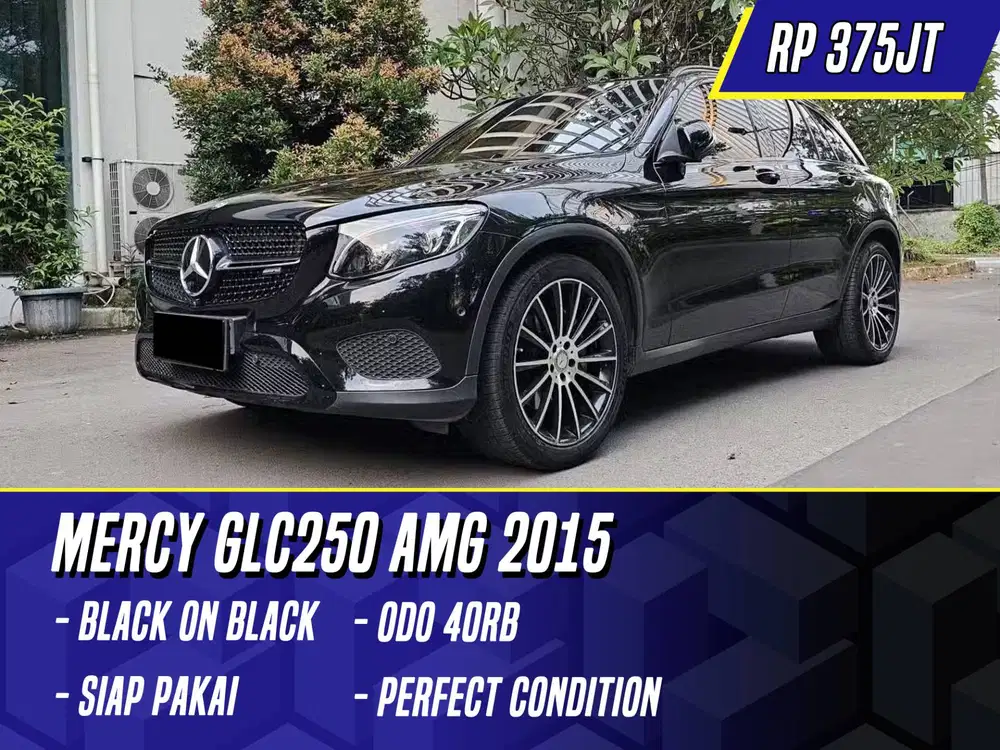 Mercedes Benz GLC250 AMG 2015 Black Hitam Mercy GLC 250