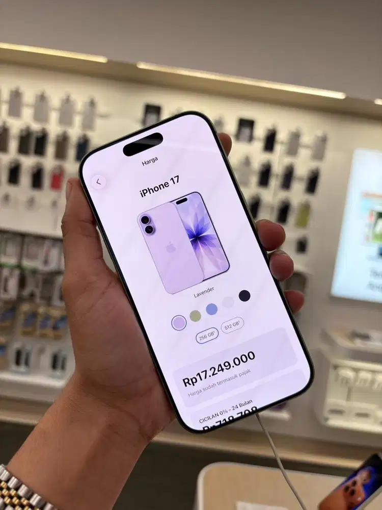 Iphone17 128gb sage ready stok garansi resmi apple