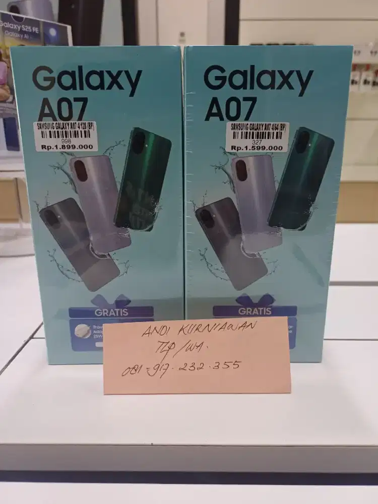 New samsung a07 ram 4/64gb atlantis dahsyat