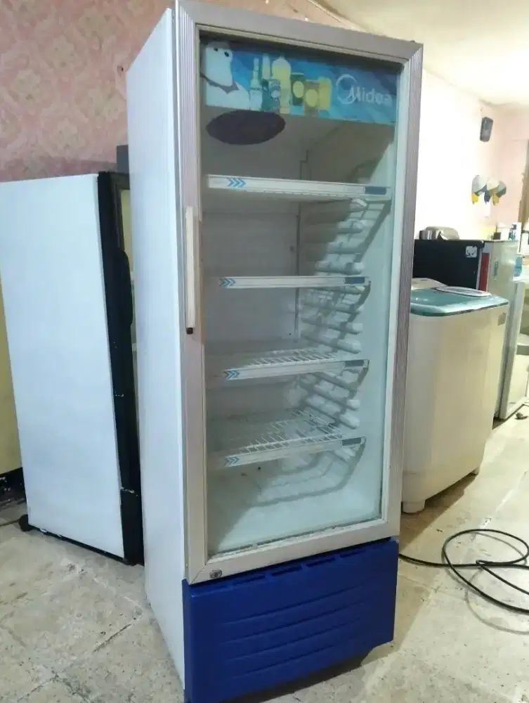 Showcase Midea 200 Liter 4 Rak Orisinil