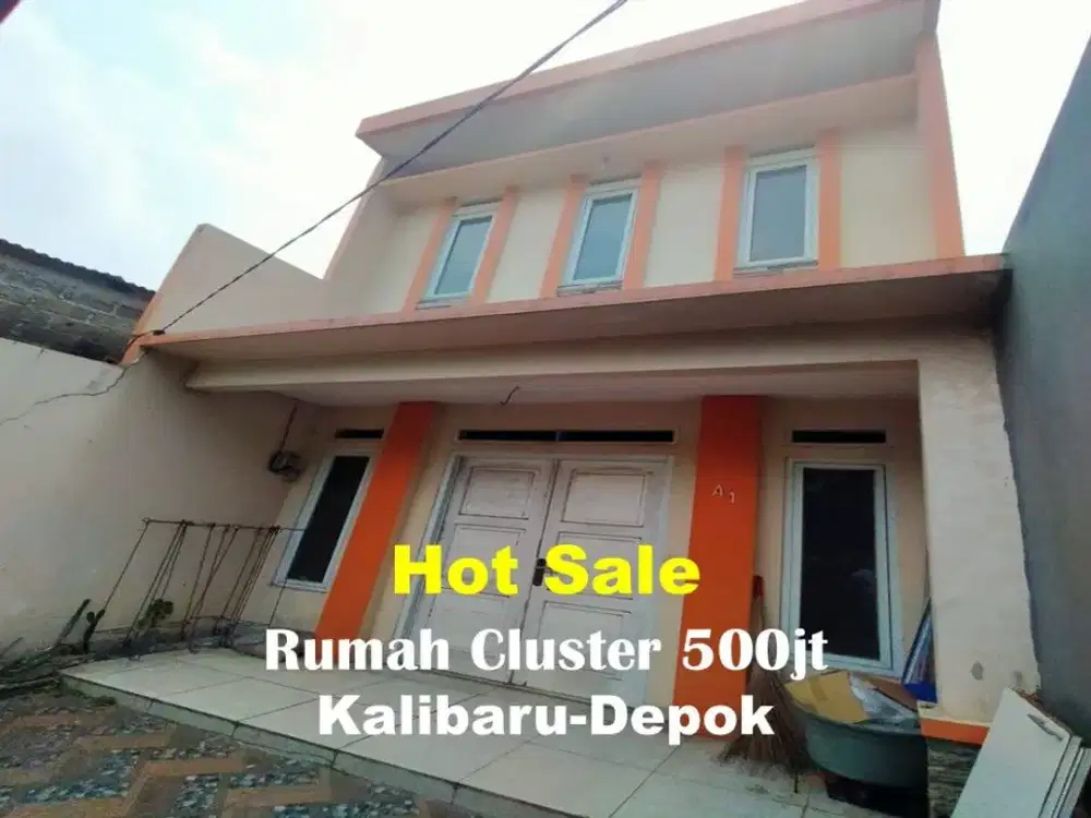 Rumah murah dalam cluster 2Lt dekat Grand Depok City