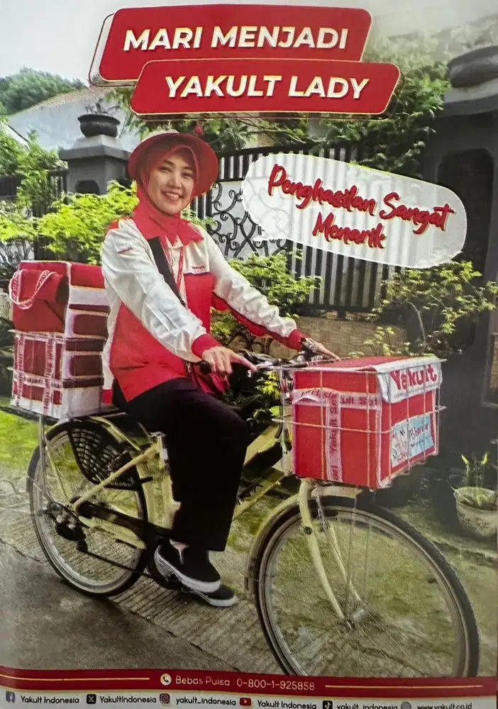 Lowongan Sebagai Yakult Lady khsusus wanita