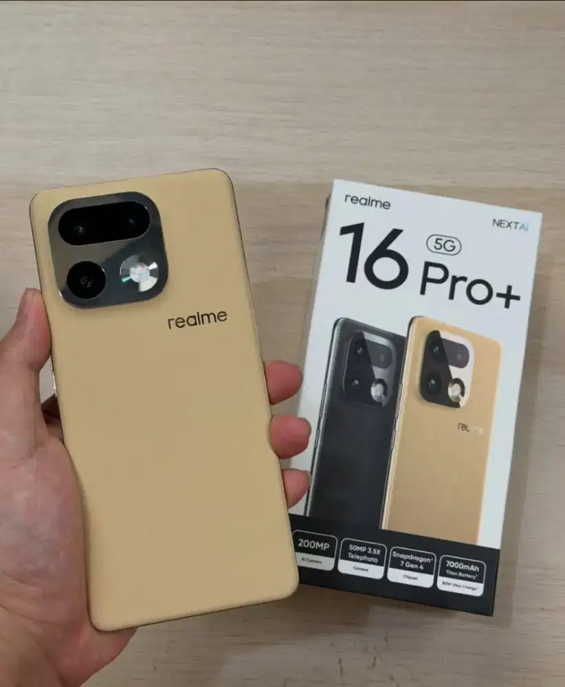 Saatnya upgrade ke smartphone terbaru! Realme 16 Pro+ 5G  ready stock