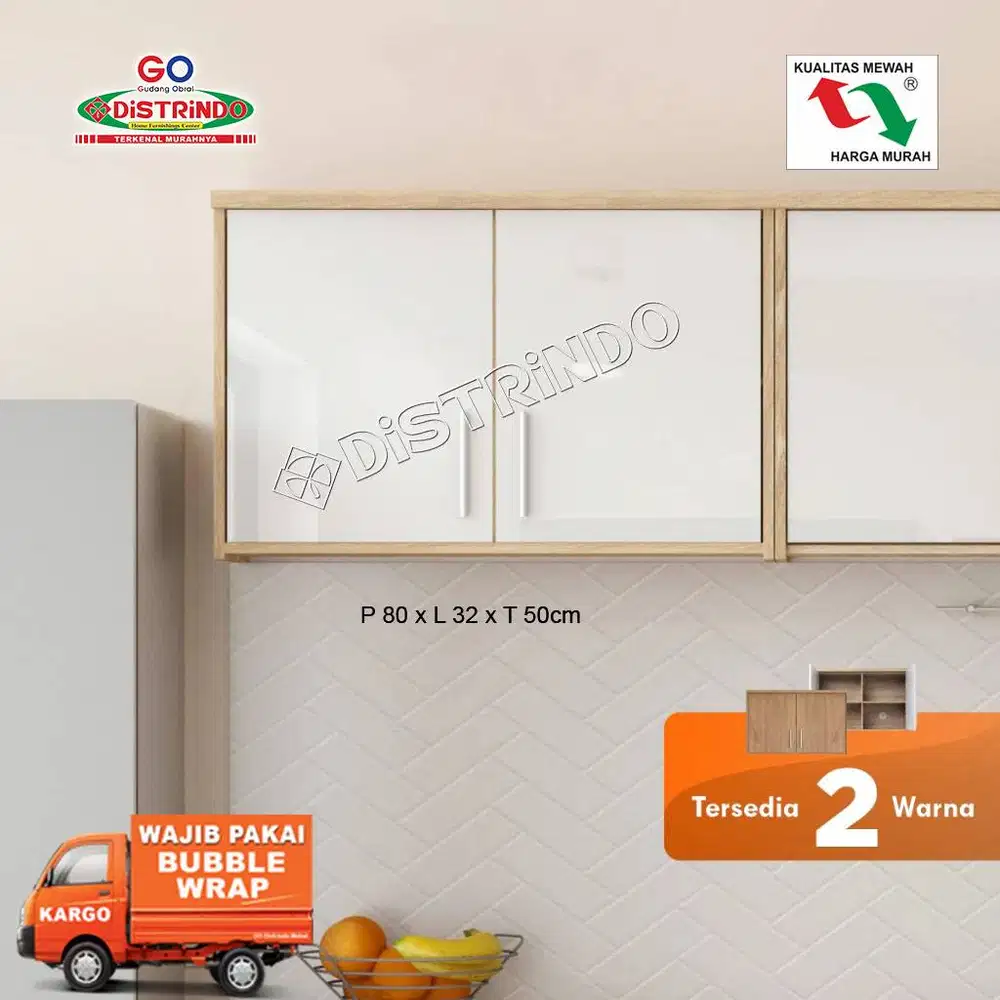 Distrindo - Kitchen Set 2Pintu / Rak Dapur Dinding Minimalis