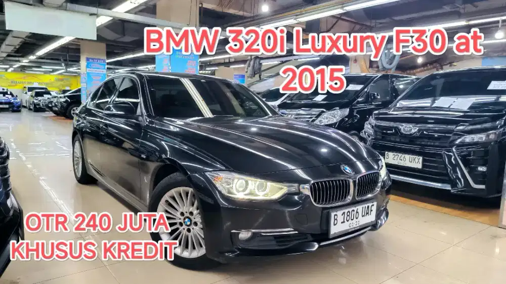 Km 59 ribu BMW 320i LUXURY F30/N20 AT 2015 ISTIMEWA