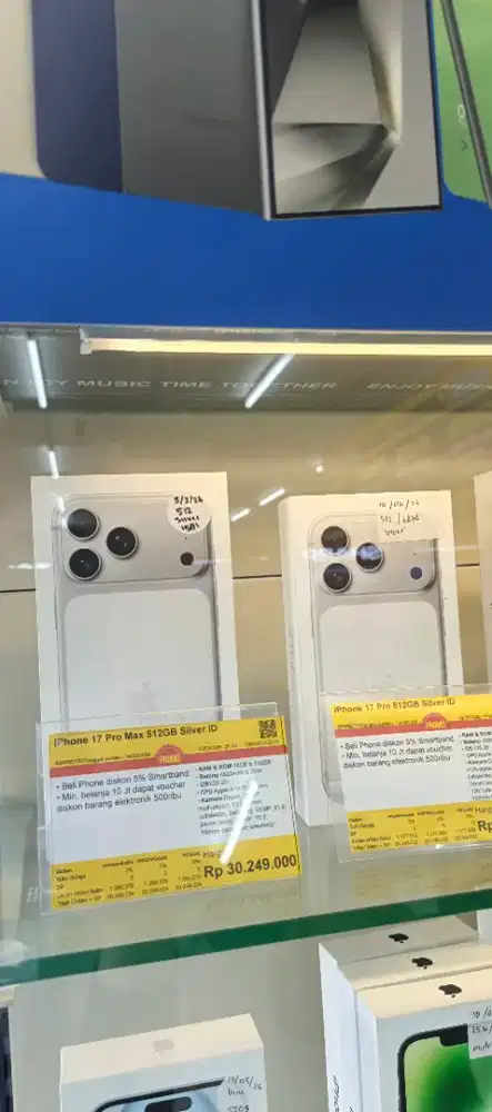 I phone 17 pro 512 GB cash dan cicilan