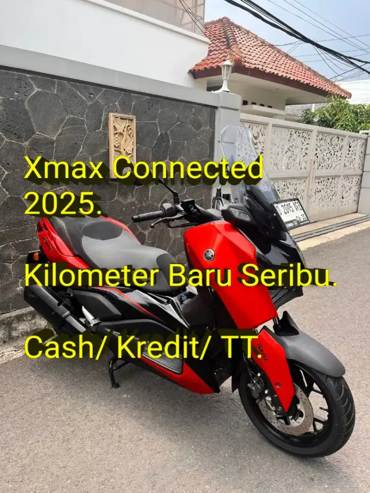 Xmax Connected 2025. Pajak ON. KM 1rb. Full Original. Cash/Kredit/TT