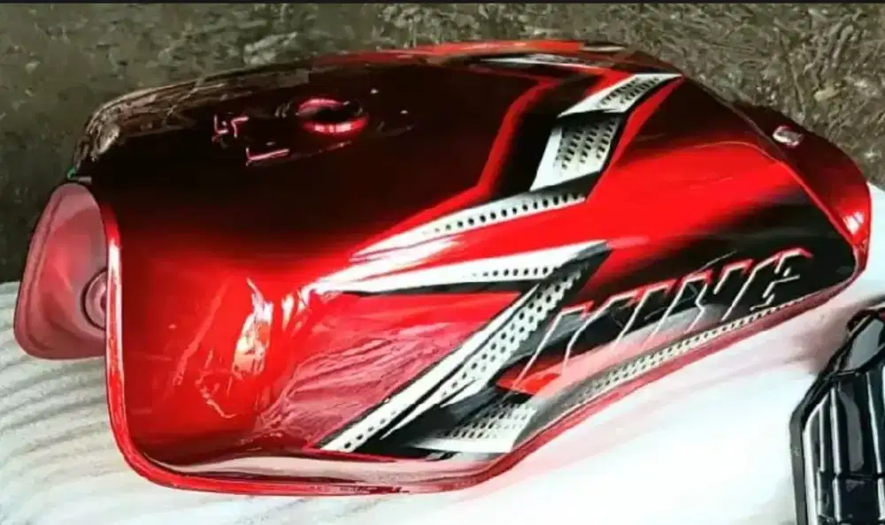 Dijual tangki ajah rx king 2008 merah maroon