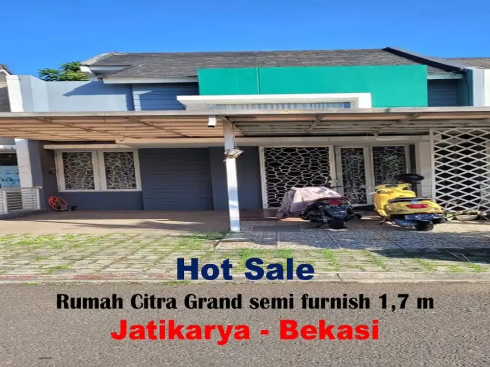 Rumah second Kawasan Citra Grand Cibubur fasilitas lengkap