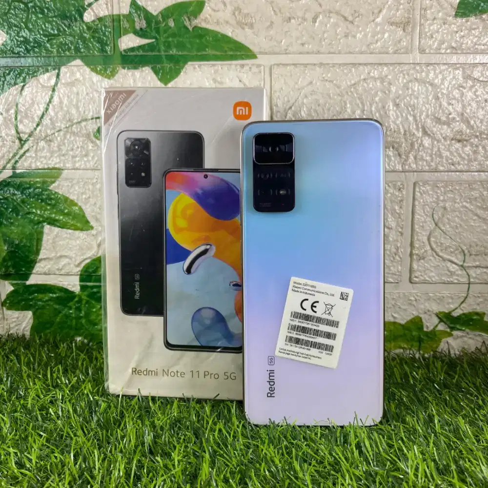Xiaomi note 11 pro 5G ram 8/128GB lengkap normal