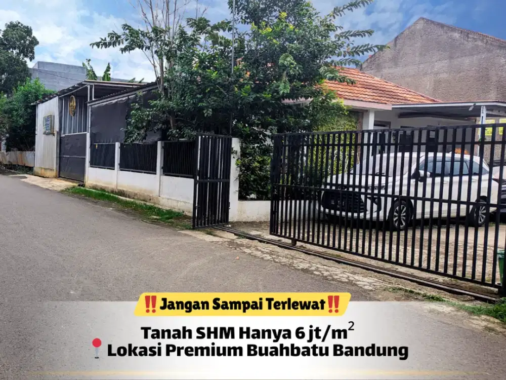 Tanah 125 m² Buahbatu – Ukuran Pas, Lokasi Terus Berkembang