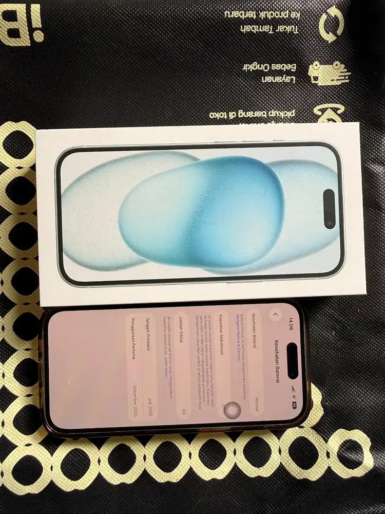 Iphone 15 Blue 128 GB Resmi Ibox