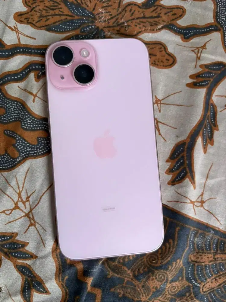 Iphone 15 PINK 128gb garansi