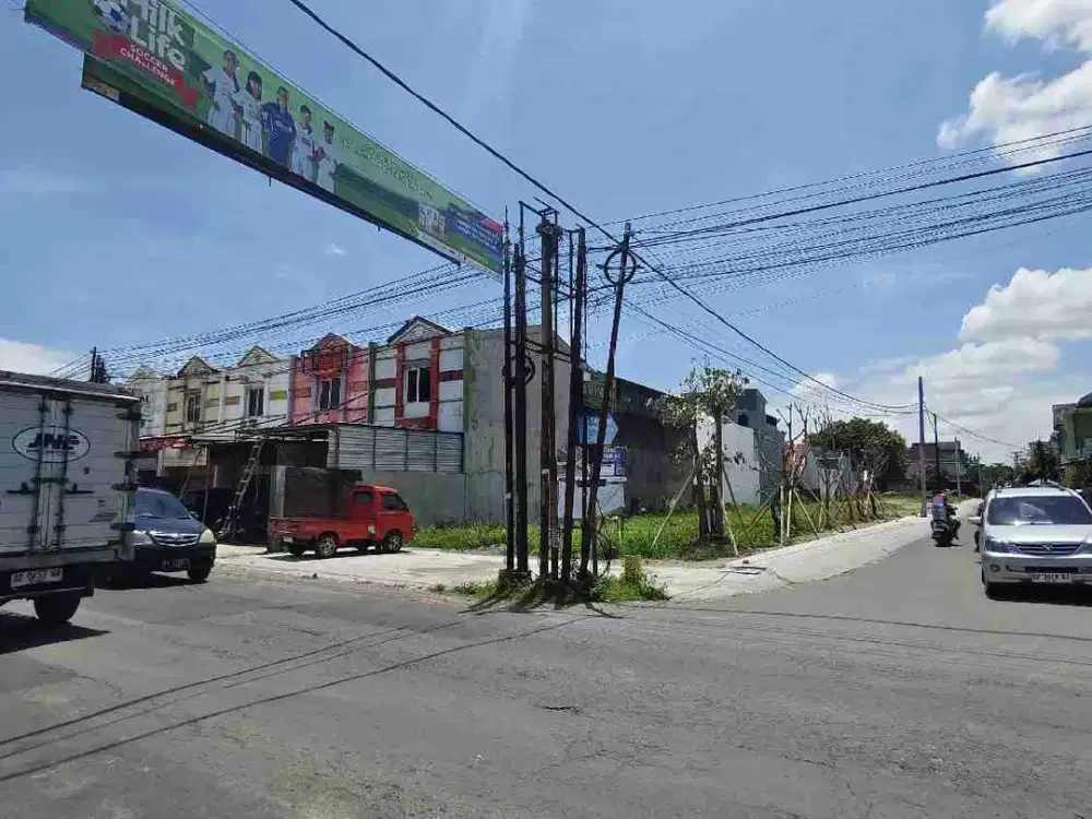 obral 3 kavling komersial terakhir tepi jalan besar sertifikat ready