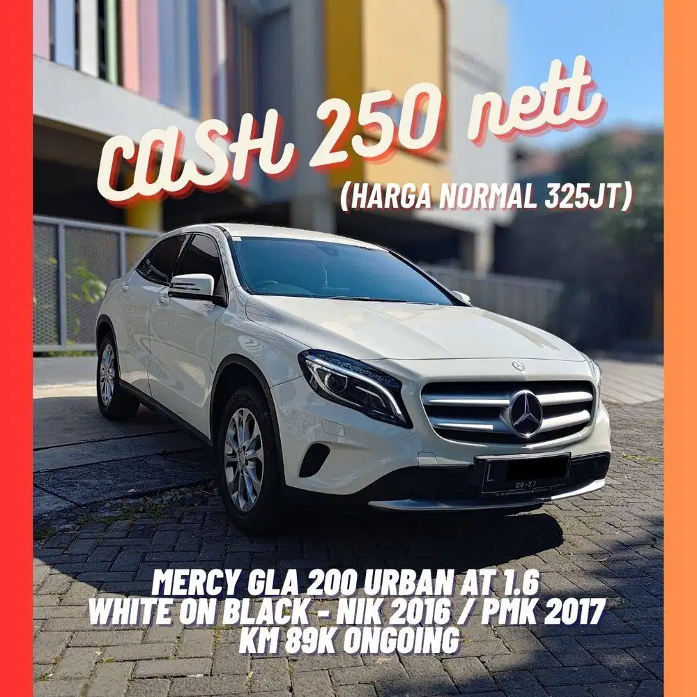 CASH250 Mercedes Benz Mercy GLA 200 GLA200 Urban AT 2016 Pmk 2017