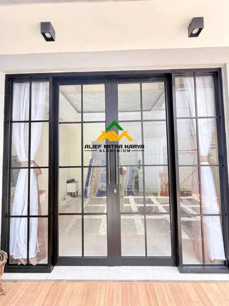 Pintu, Kusen, Jendela, Kitchen set, Partisi kaca, aluminium, acp