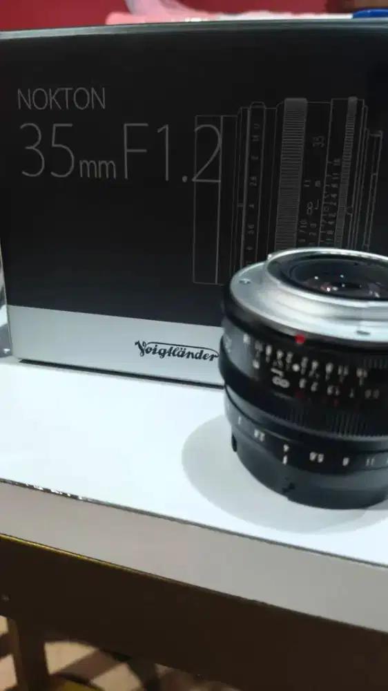 Lensa Manual Voightlander Nokton 35mm 1.2  Fuji X Mount