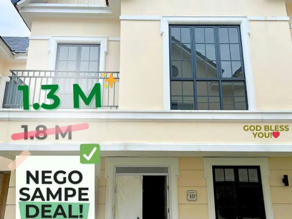 Dijual Rumah Cluster Margonite Lavon 2 Kondisi Baru Belum Pernah Ditempati