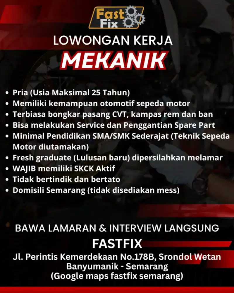 MEKANIK SEPEDA MOTOR