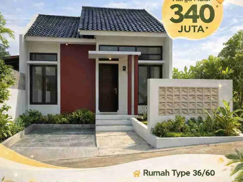 Rumah type 36/70 dp all in cuma 5jt