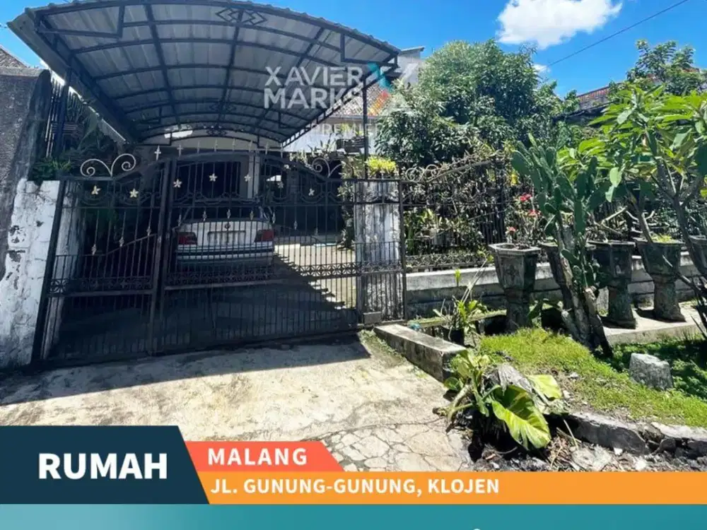 Dijual Rumah Klasik Dekat Fasum di Gunung Gunung Klojen Malang