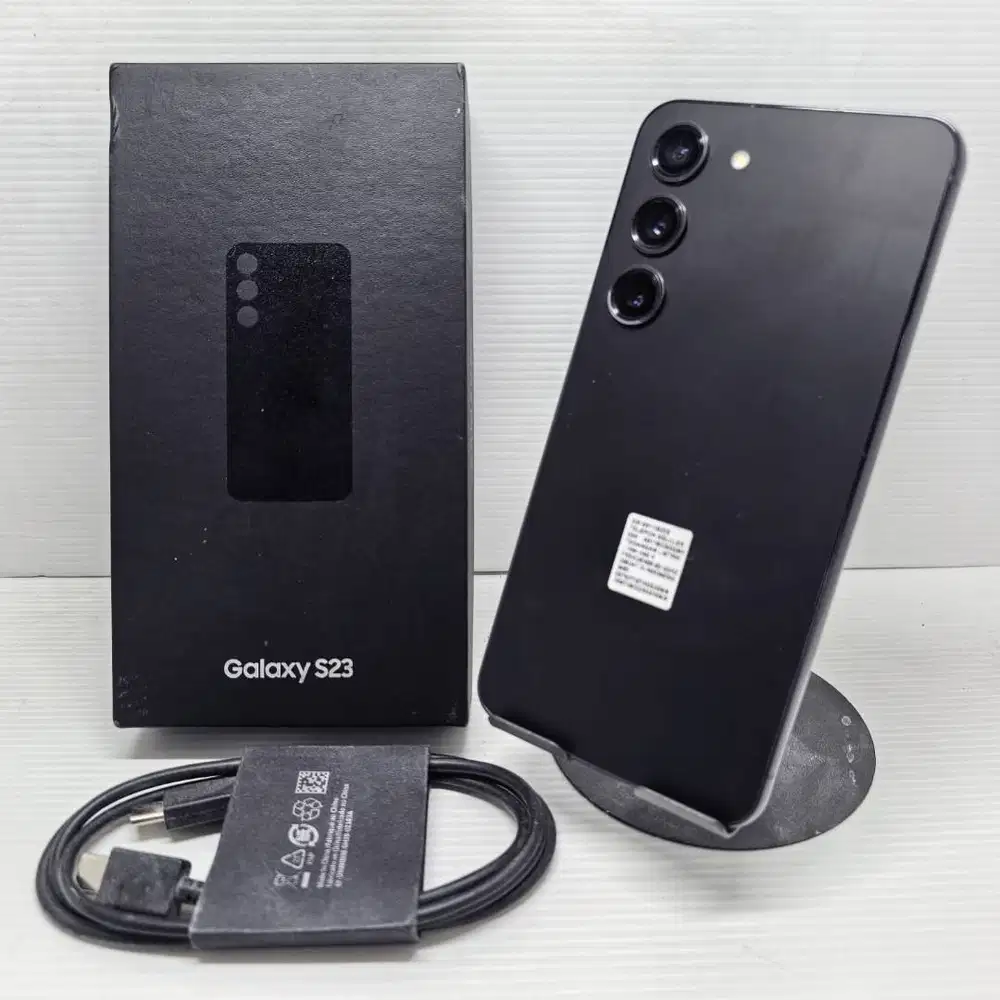 NO MINUS  SAMSUNG GALAXY S23 5G 8/256 BLACK NO MINUS LENGKAP SEIN RESM