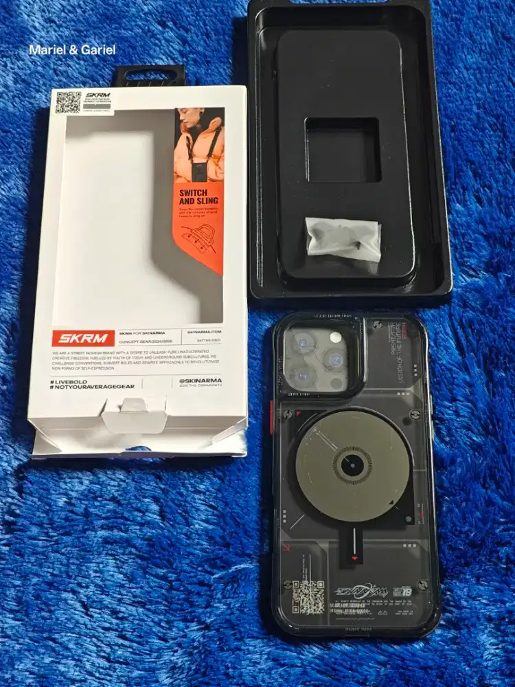 Case iPhone 16 Pro Max Skinarma Nova Black Casing 16 Promax MagSafe