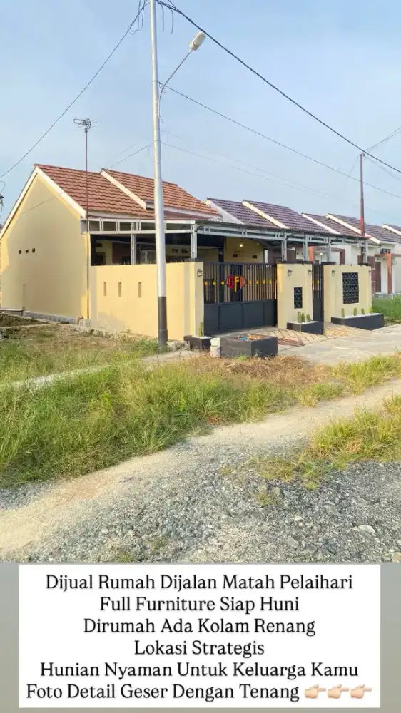Dijual Rumah Full Furniture + kolam renang lokasi strategis