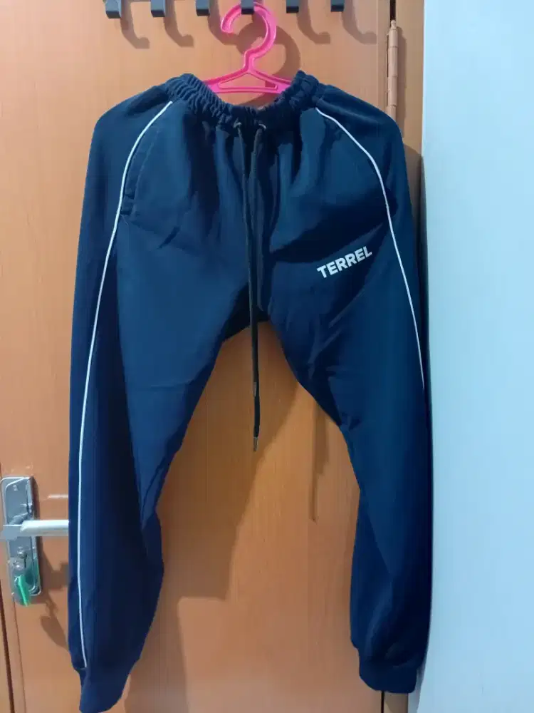 Terrel trackpants navy joger training celana panjang olah raga