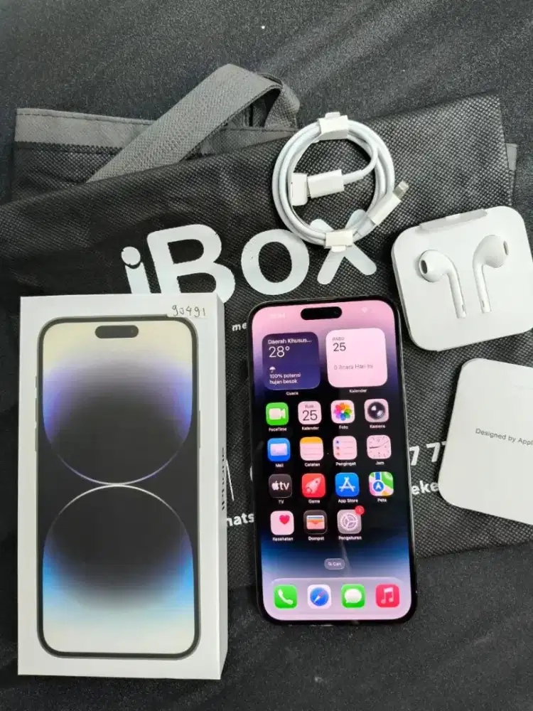 Iphone 14 Promax 256 IBox Fullset Nominis