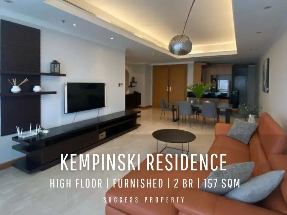FOR RENT! Kempinski Private Residence 2BR High Floor with City View Move-in Ready