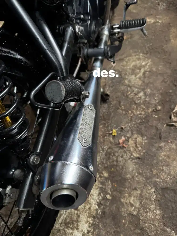 Knalpot customkit w175 bekas