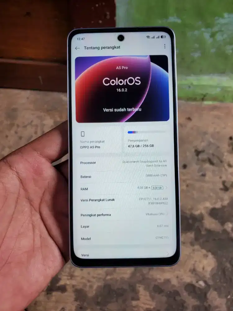 OPPO A5PRO MULUS