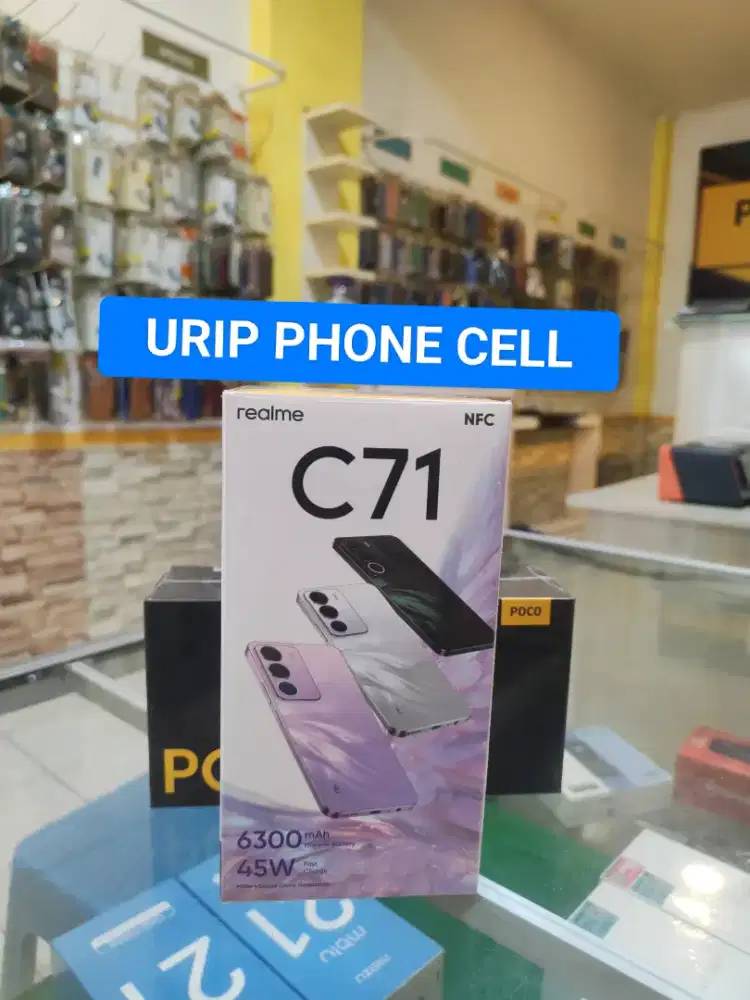Realme C71 4/128 Promo+bonus cash & credit Garansi Resmi