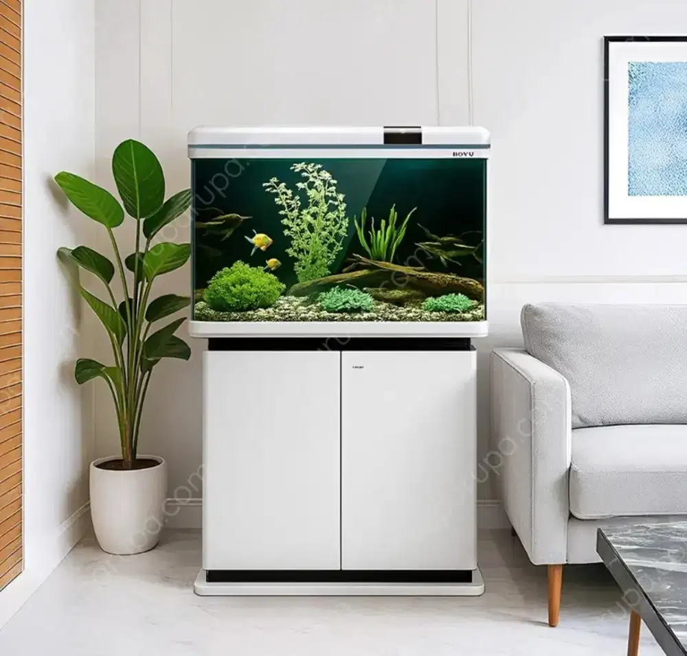 Boyu 128 Ltr Set Aquarium & Kabinet Xf-80