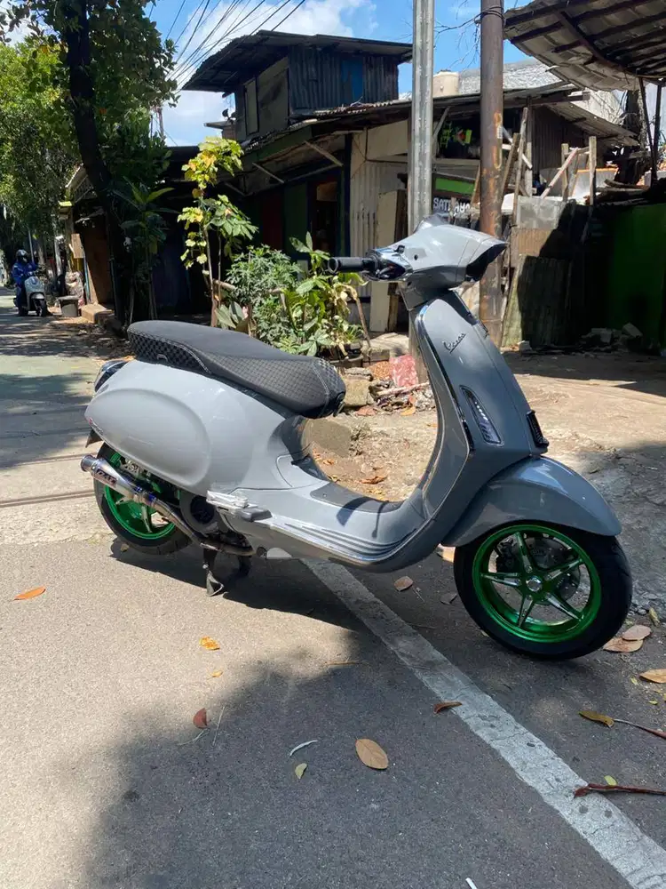 Vespa sprint s abs 2019 pemakaian 2023 modif minimalis tt matic lain