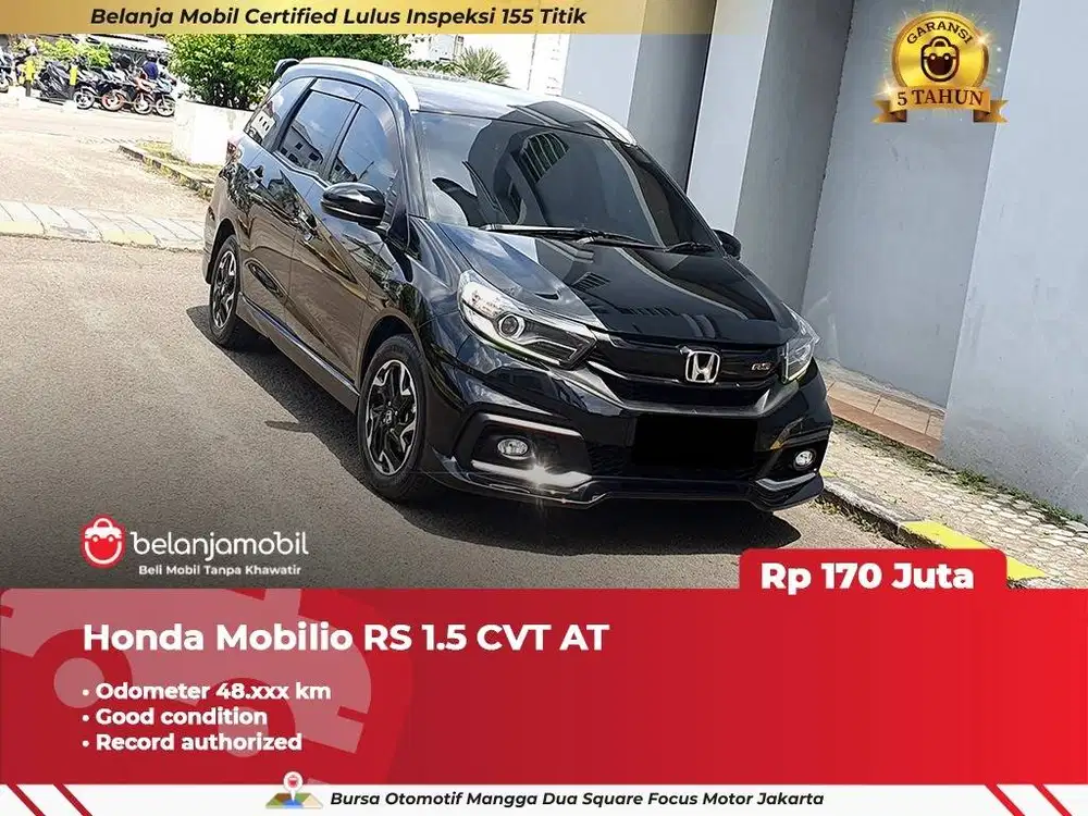 [ LOW KM ] Honda Mobilio RS 1.5 CVT AT 2021/2022