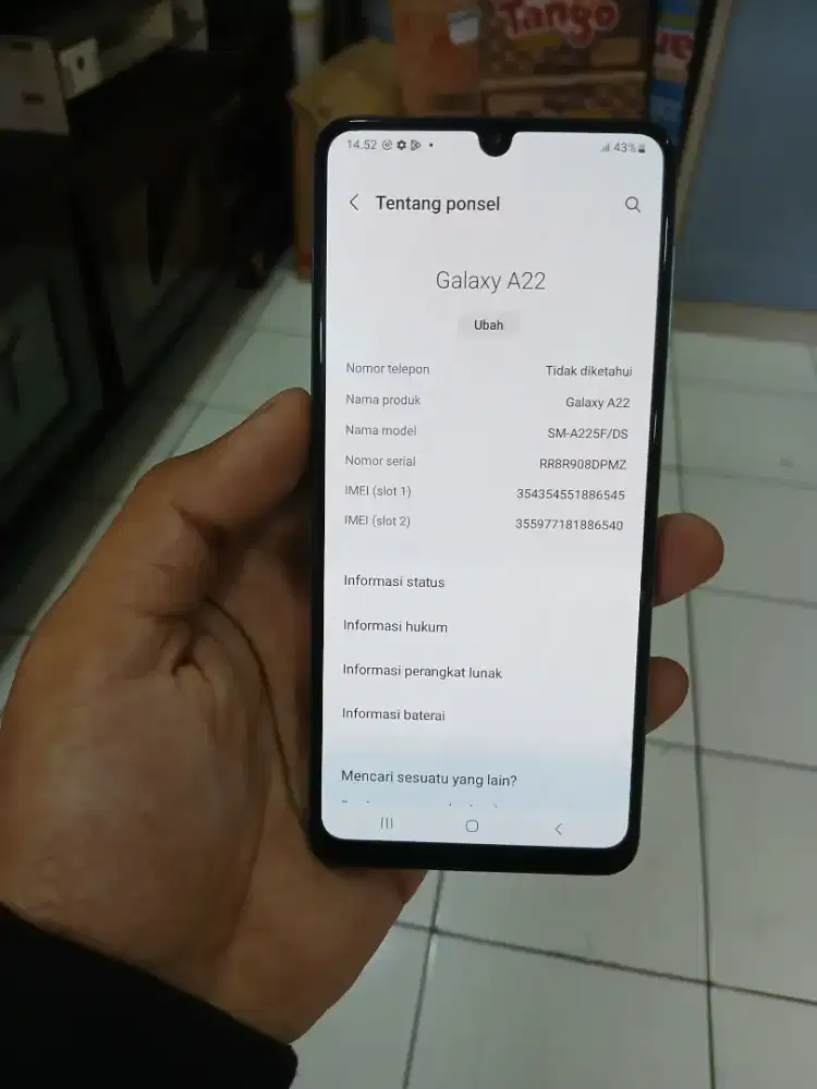 Samsung a22 4G ram6/128