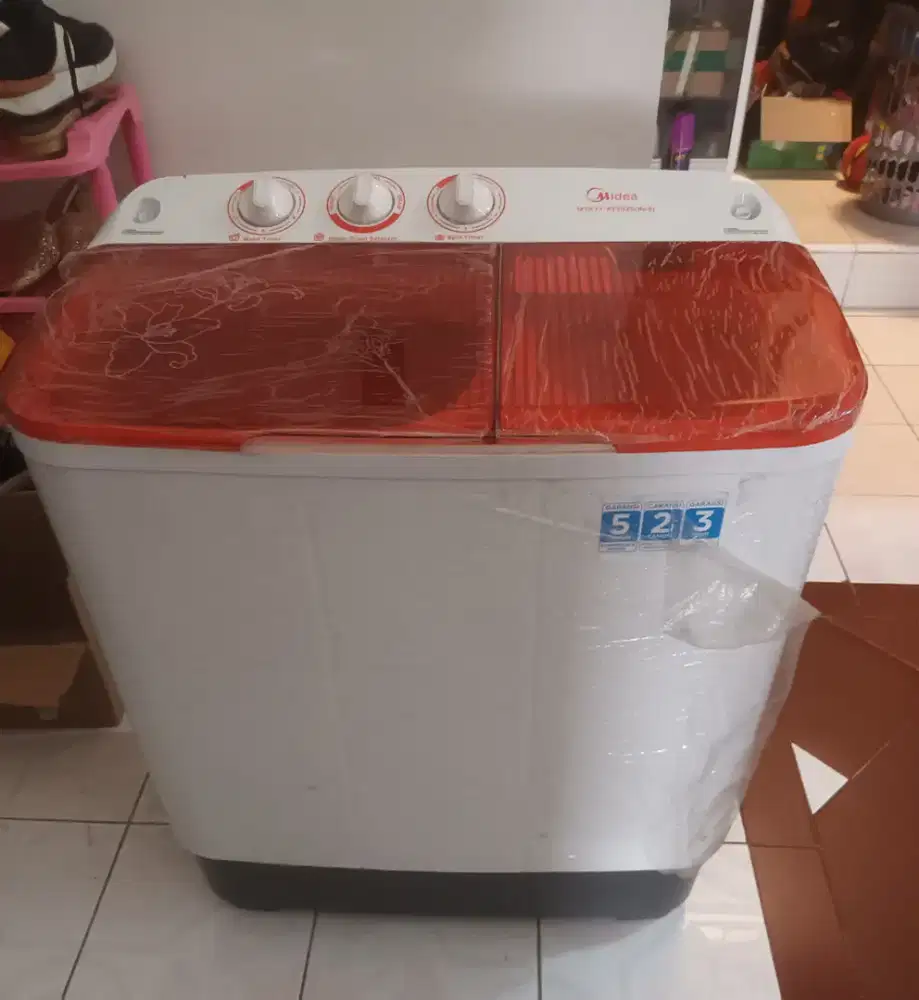 Mesin cuci 2 tabung bekas rasa baru