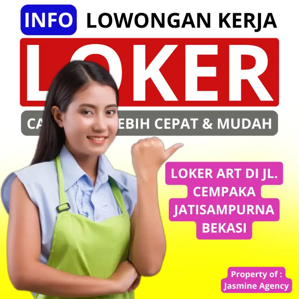 Loker art wanita di jatisampurna bekasi