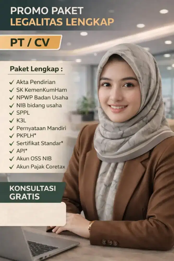 Perlengkapan Usaha Kantor PT