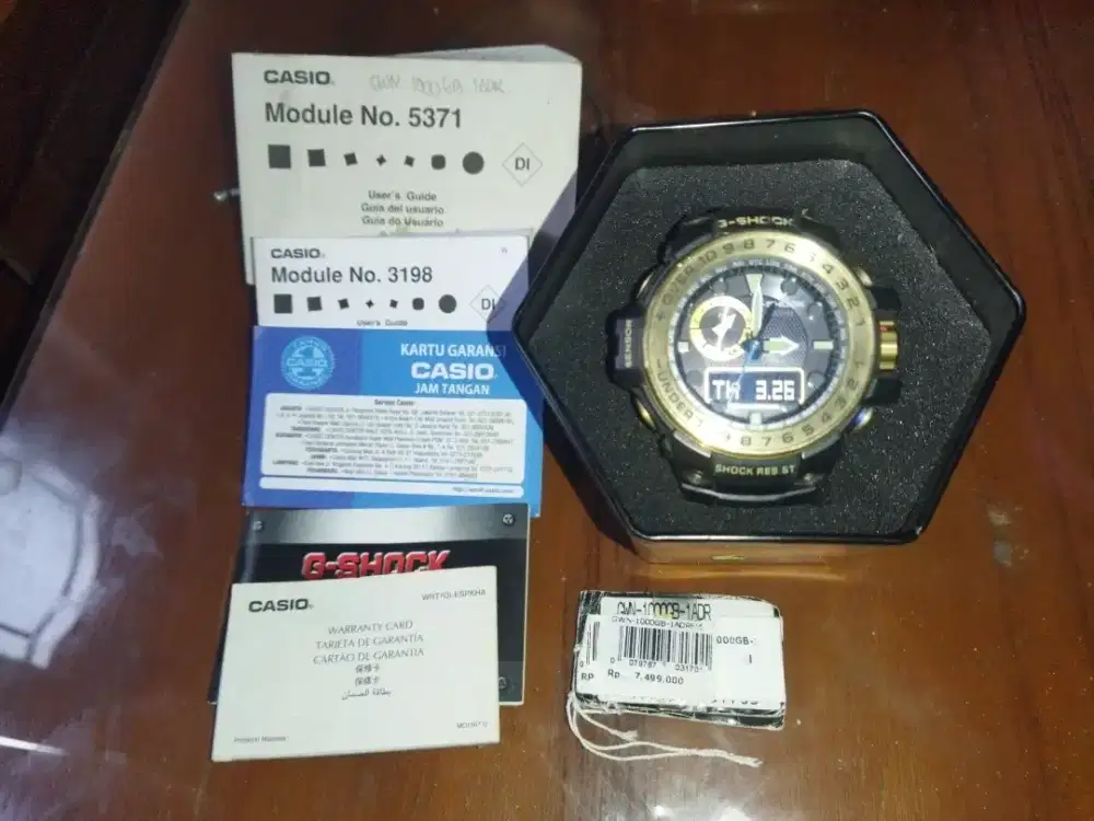 Casio GWN-1000GB-1ADR Gold Special Edition