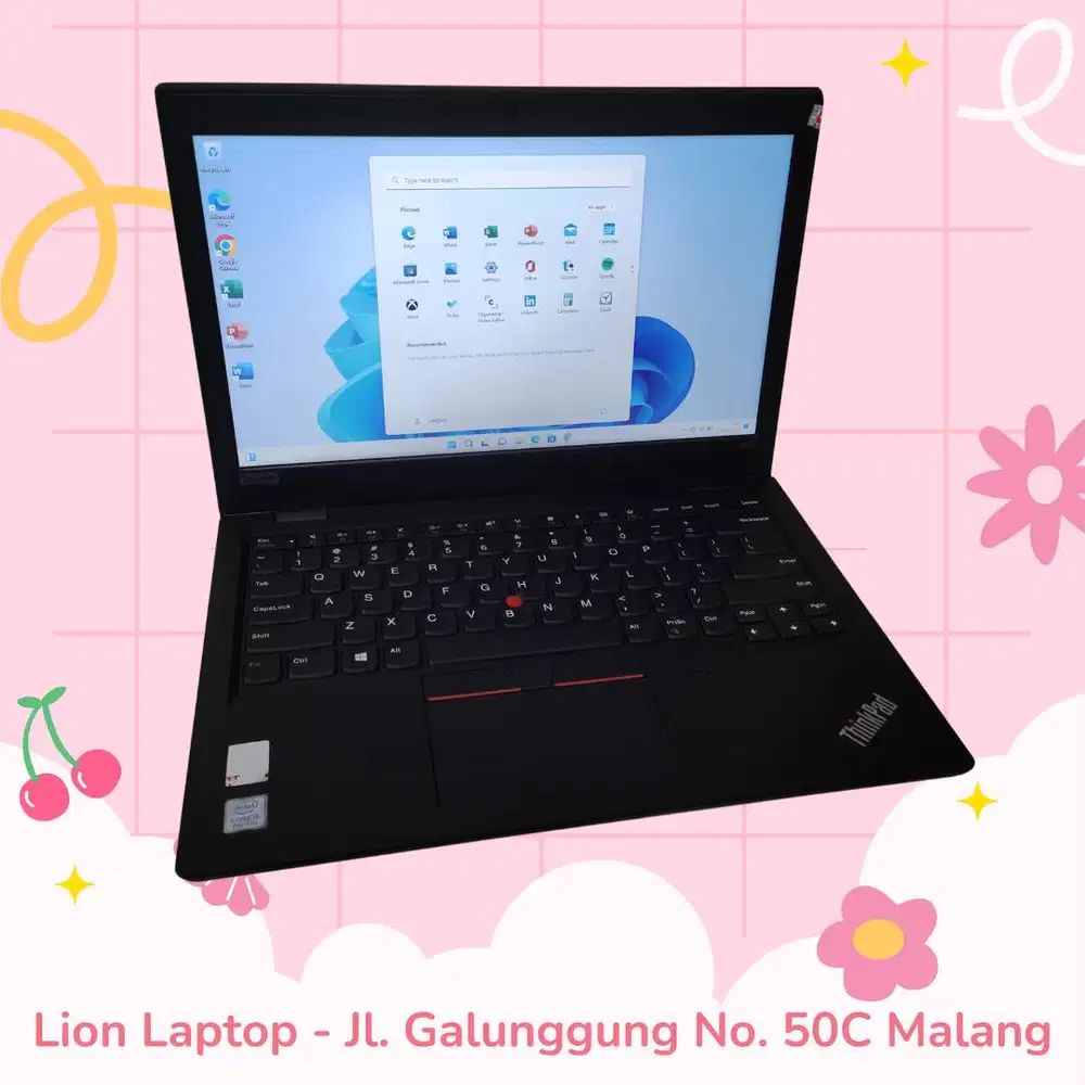 Core i5 Gen 8 RAM 8GB SSD 256GB Lenovo Thinkpad L390 [26|03]